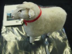 Handmade felted sheep with wooden body, great condition, from smoke free home