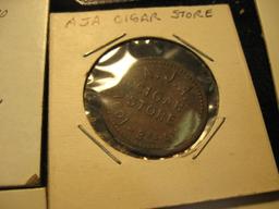 (10) different Good For Tokens & medals. Includes a Masonic Penny from Washington, Iowa.