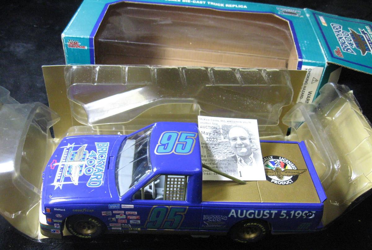 Nascar Brickyard 400 August 5, 1995 #95 1/24 Scale Die cast Truck Replica in original box of issue.