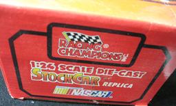 Racing Champions 1995 Edition # 4 Sterling Marlin 1:24 Scale Die-Cast Stock Car in original box of i