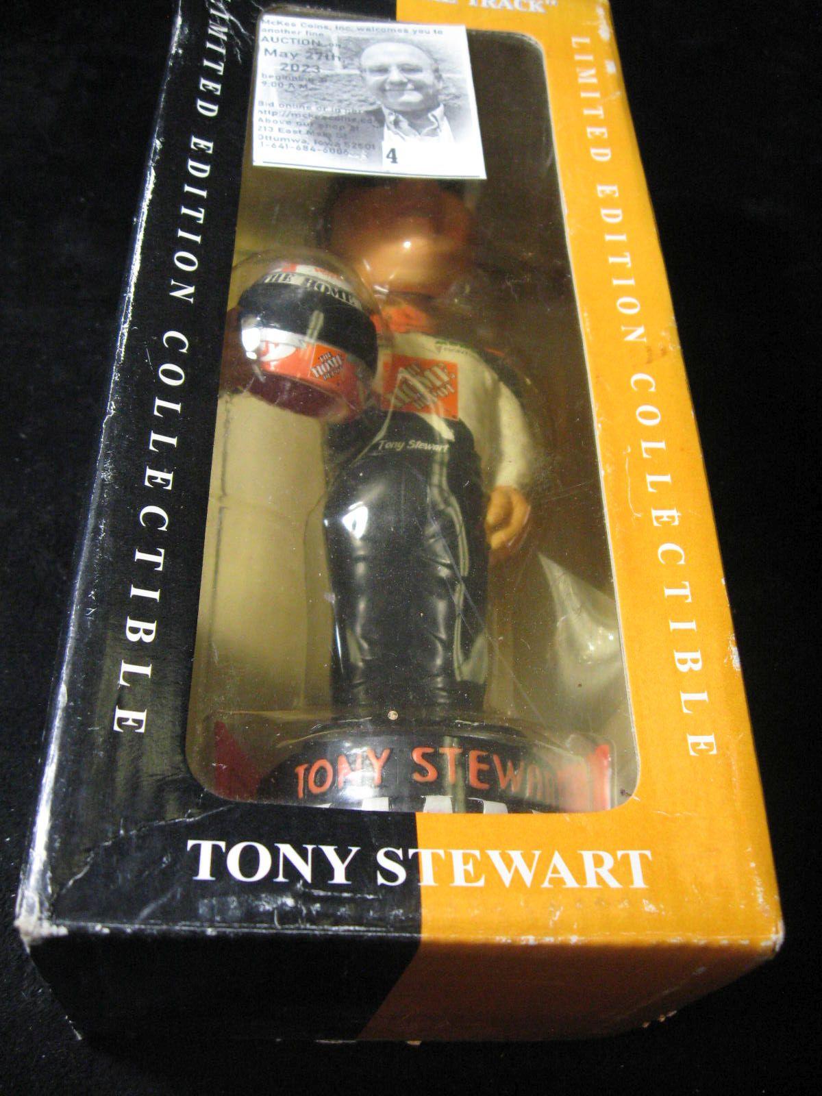 Forever Collecibles "Legends of the Track" Tony Stewart # 20 Bobble Head Limited Edition Collectible