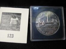 1984 Canadian Voyager Silver Dollar BU.