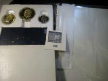 (2) 1976 S Silver Three-piece U.S. Bicentennial Proof Sets, original as issued.