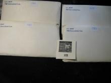 (4) 1981 P & D U.S. Mint Sets in original envelopes as issued.