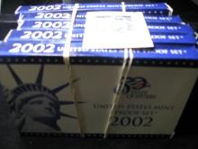 (5) 2002 S U.S. Proof Sets in original boxes. Complete with Quarters.