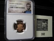 NGC slabbed 2021 S Lincoln Cent, PR 70 RD ULTRA CAMEO.