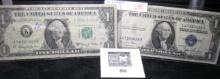 Series 1963A One Dollar Federal Reserve Note with Dallas, Texas "K" & a nice grade Series 1935D One