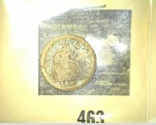 1845 Liberty Seated Dime. G.