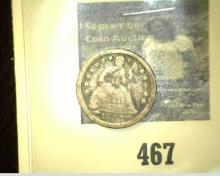 1853 Arrows Liberty Seated Dime G.