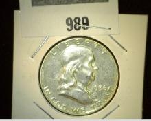 1956 P Silver Proof Franklin Half Dollar.
