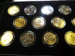 2004 P & D Precious Metal Quarters Collection (Gold/Platinum) as issued by the Collectors Alliance,
