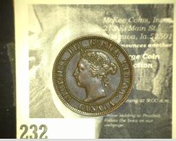 1900 Canada Large Cent, Pert:C4, EF.