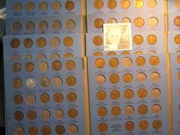 (4) Partial Sets Lincoln Cents (2) 1909-1940 & (2) 1941-1974 (192) Coins In Whitman Folders.