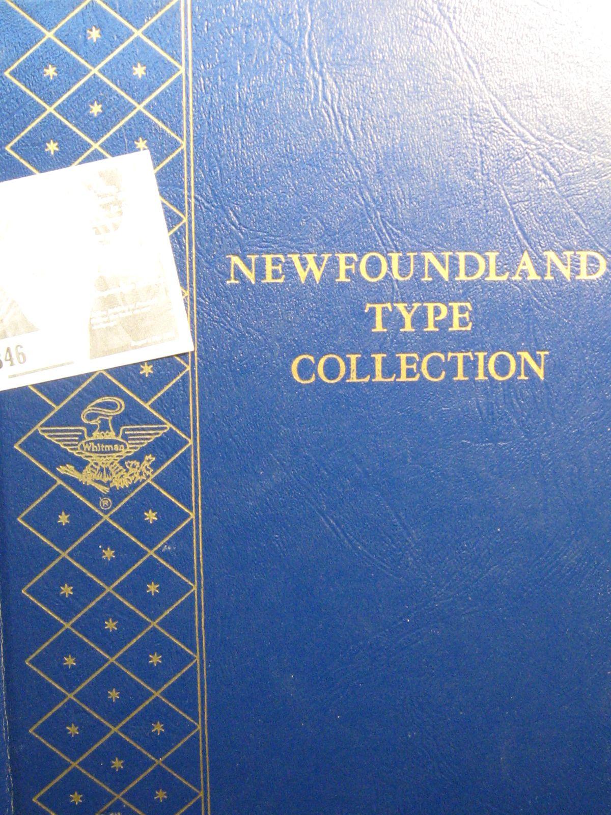 Whitman Coin Album New Foundland Type Collection Used.