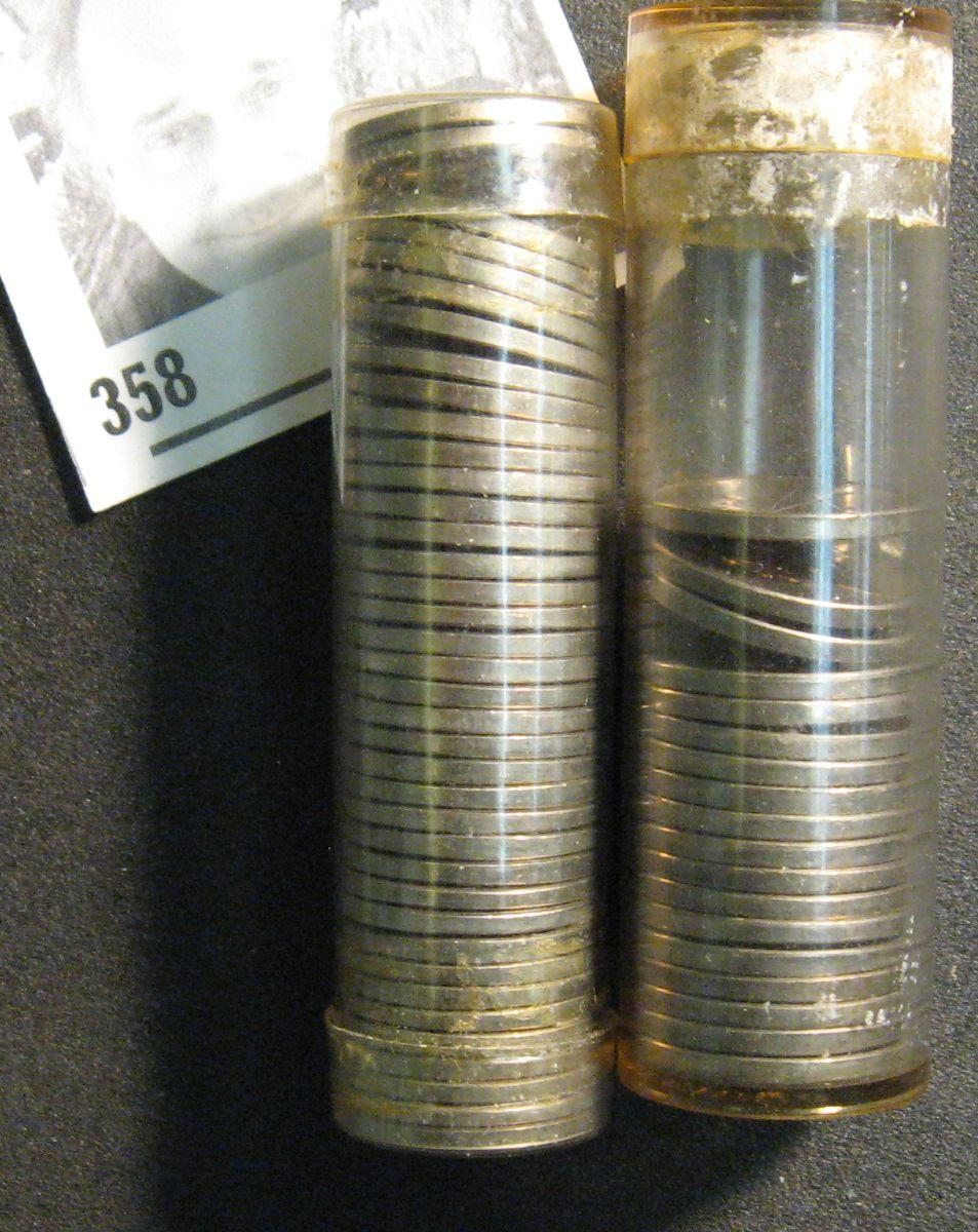 (20) 1950 P, (38) 1956 D BU Jefferson Nickels & (32) Mixed 1939-1964 Circulated.