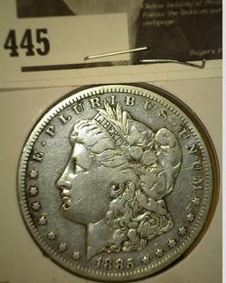 1885 S Morgan Silver Dollar.