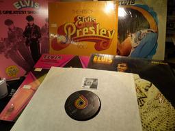 (5) Different Elvis Presley 33 1/3 LP Record Albums in slip cases. 1970 era.