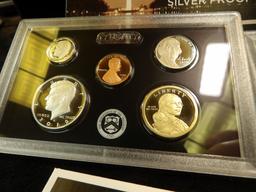 2019 10-piece U.S. Mint Silver Proof Set, plus 2019W Reverse Proof Cent in original box of issue.