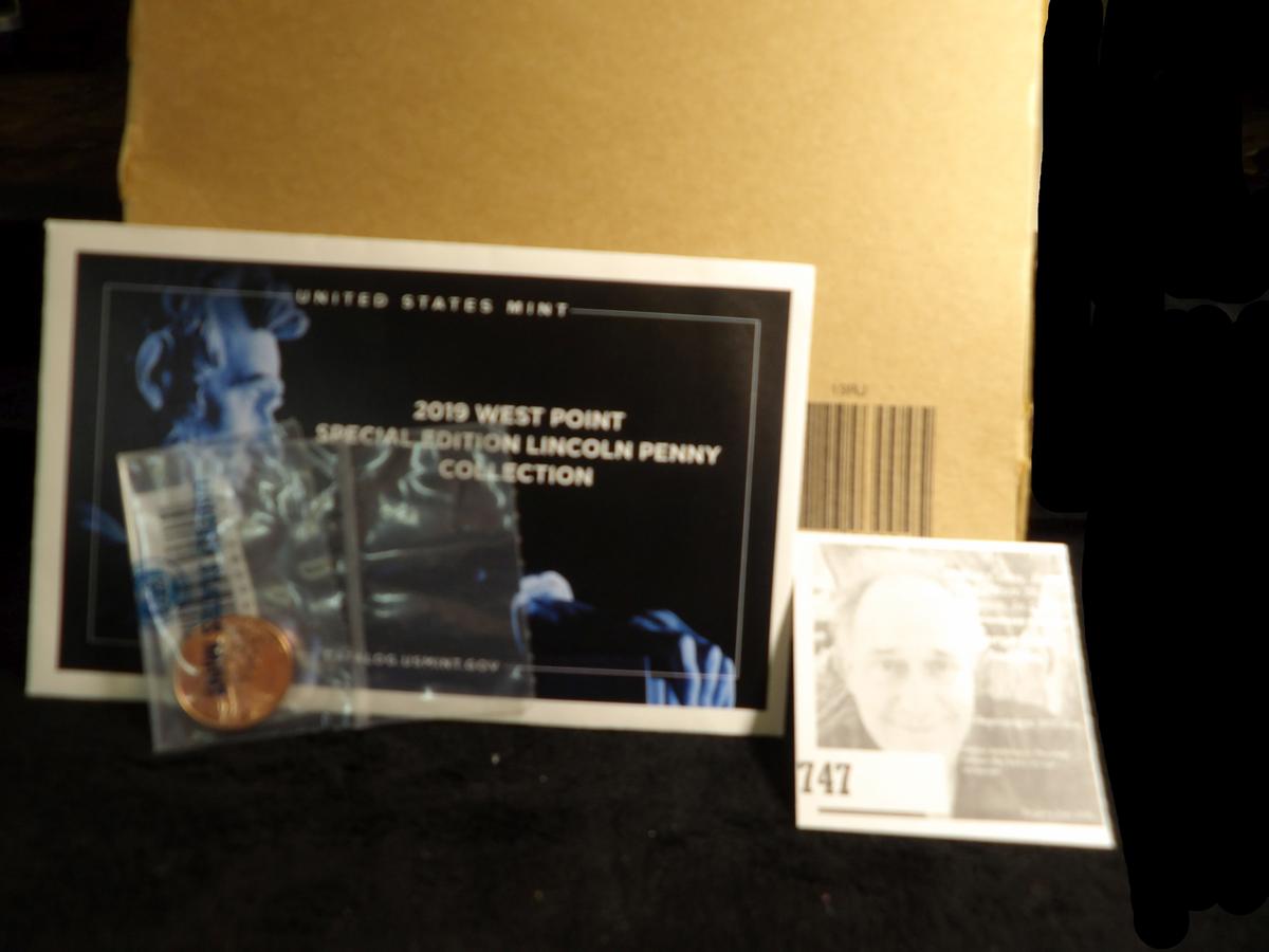 2019 P & D U.S. Mint set in original unopened box as issued; along with a 2019 W Uncirculated Cent i