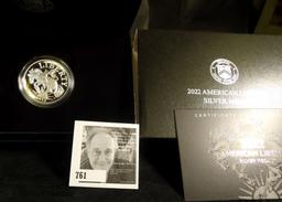 2022 American Liberty "Bucking Bronco" Silver One Ounce .999 Medal issued by the Philadelphia Mint.