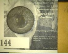 (Lowden, Iowa A.Freund & Co) 2 Cent Catalog #665. "611", "1c/Worth on Savings Account", rd., steel,