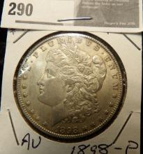 1898 P Morgan Dollar - nice AU