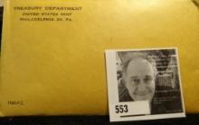 1960 Unopened U.S. Silver Proof Set in original envelope.