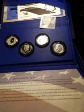 50th Anniversary Kennedy Half-Dollar Silver Coin Collection, original as issued by the U.S. Mint. Co