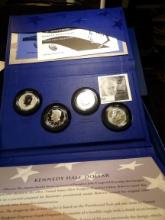 50th Anniversary Kennedy Half-Dollar Silver Coin Collection, original as issued by the U.S. Mint. Co