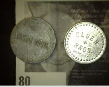 Palmer, Iowa Elsen Brothers Good For Tokens, 5c & 10c. Cat 200 & 205.