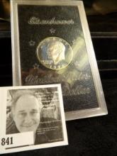 1972 S U.S. Silver Proof Eisenhower Dollar in original hard plastic case.