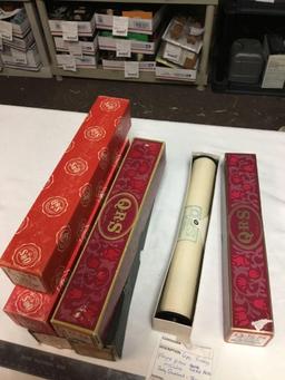 six piece vintage player piano rolls