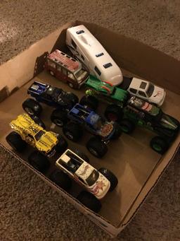 box of miscellaneous trucks