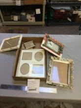 box of miscellaneous frames