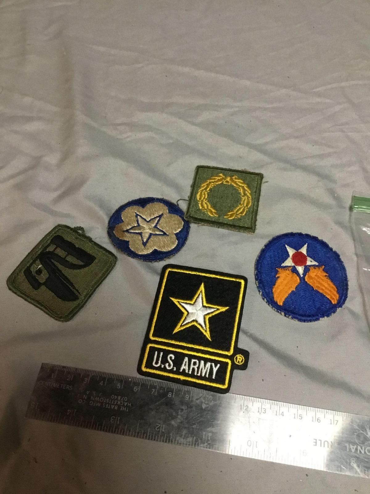 five piece military patches