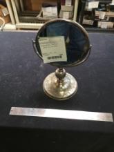 antique silver plates will shaving mirror