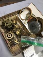 lots of miscellaneous clock parts