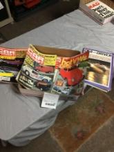 vintage group of car magazines