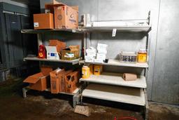 (2) ALUMINUM PANTRY RACKS