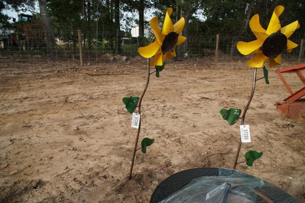 SUNFLOWER METAL WIND VANE