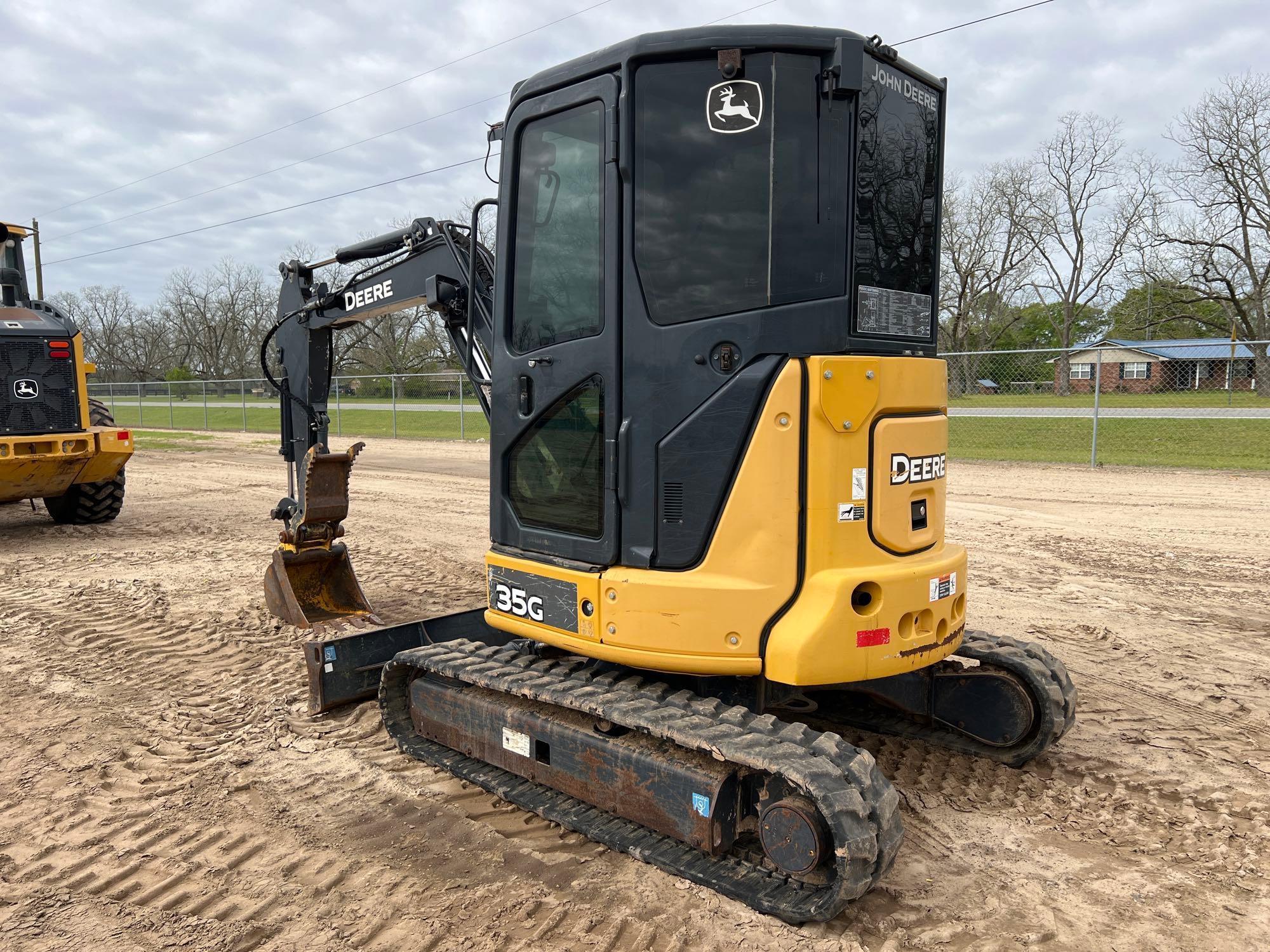 2018 JOHN DEERE 35G MINI EXCAVATOR