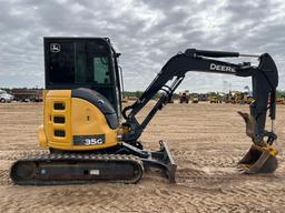 2018 JOHN DEERE 35G MINI EXCAVATOR