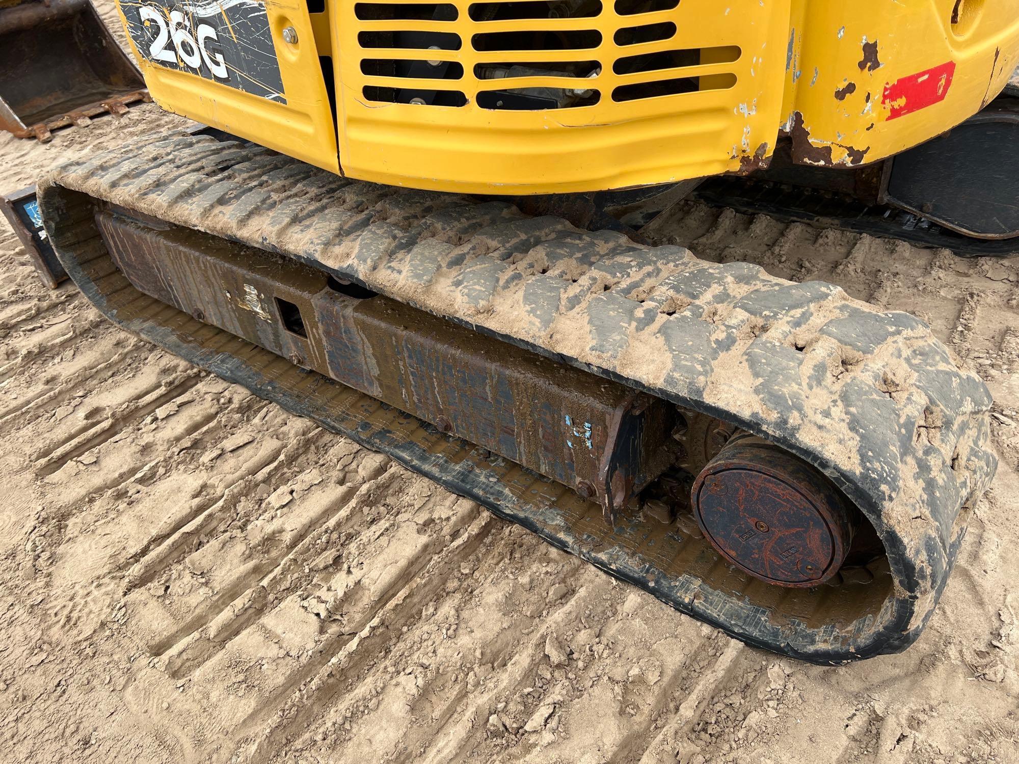 2018 JOHN DEERE 26G EXCAVATOR