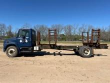 1999 FREIGHTLINER FL70 DAY CAB S/A PULP WOOD TRUCK