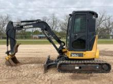 2018 JOHN DEERE 35G MINI EXCAVATOR