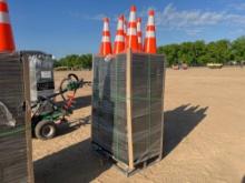 UNUSED STEELMAN PVC SAFETY TRAFFIC CONES