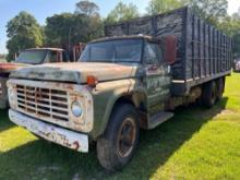 (INOP) 1976 FORD F600 T/A HYD DUMP FARM TRUCK