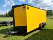 2024 NATIONCRAFT 7 X 16 ENCLOSED TRL