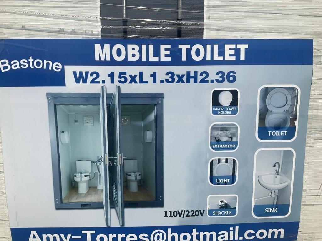 New 2 Stall Mobile Toilet 110V/200V