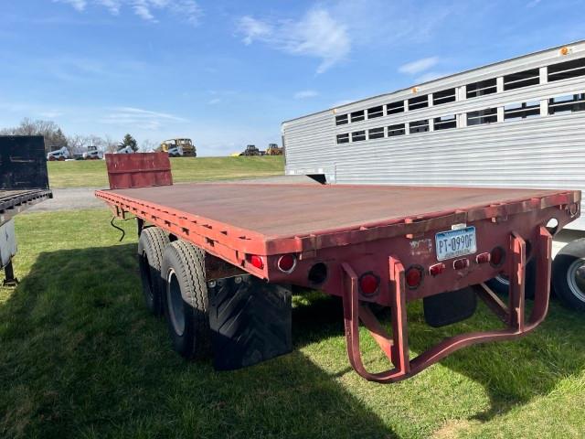 1989 Trail Co Flat Bed Semi Trailer